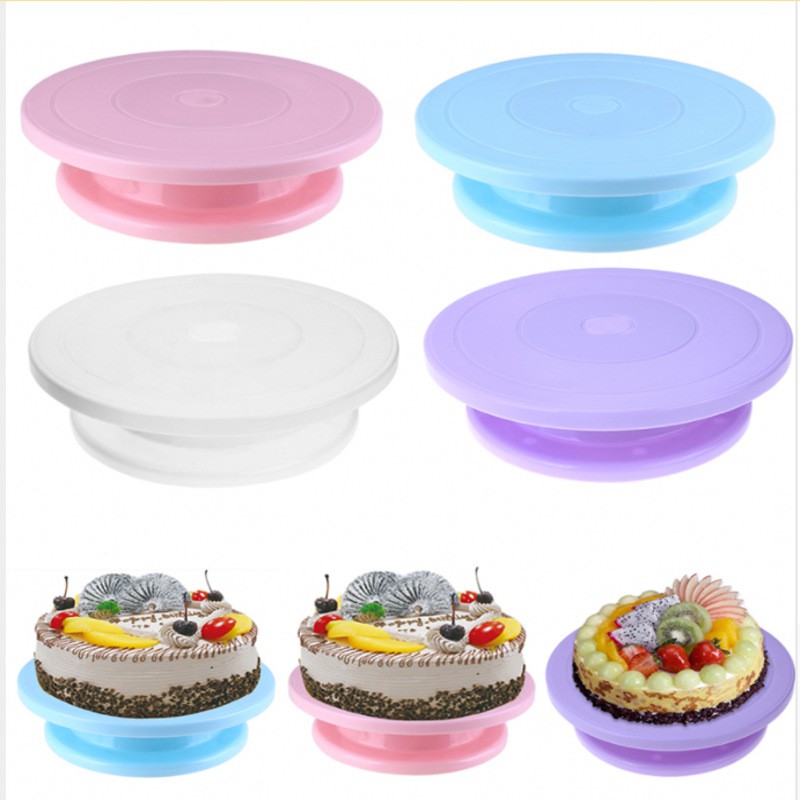 28cm Round Cake Turntable Rotating Stand Turn Table Kitchen Diy Baking Tool Ee Philippines - Cake Turntable Mr Diy