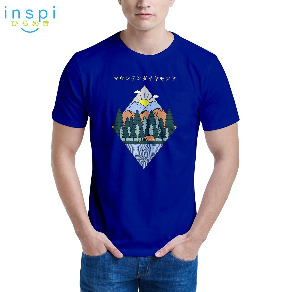 graphic tees royal blue