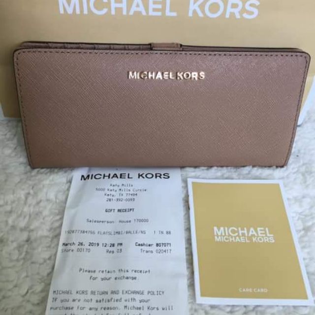 michael kors thin wallet