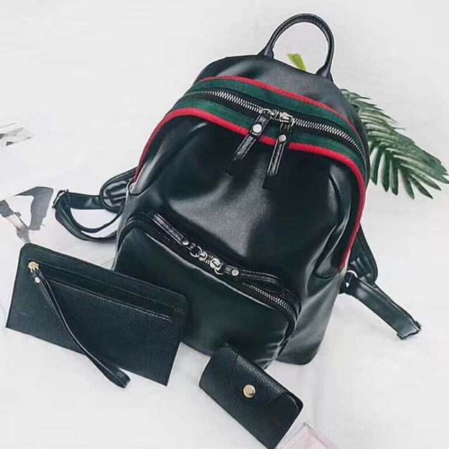 fashion korean 3 in 1 Backpack Shopee Philippines