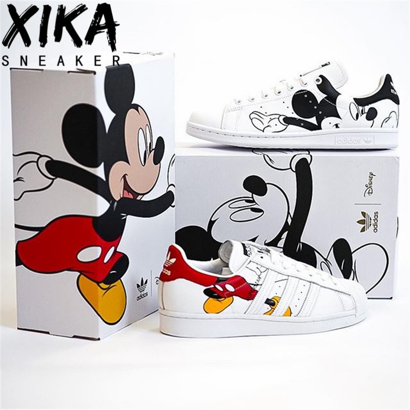 men's adidas x disney mickey mouse superstar casual shoes