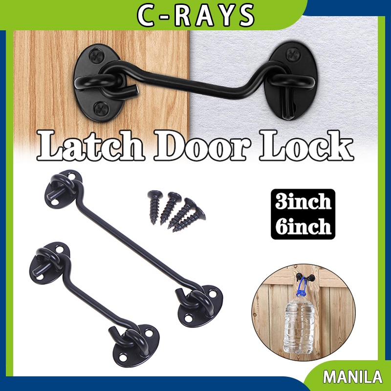 Stainless Steel Window Lock Sliding Cabin Door Hook Barn Door Lock With