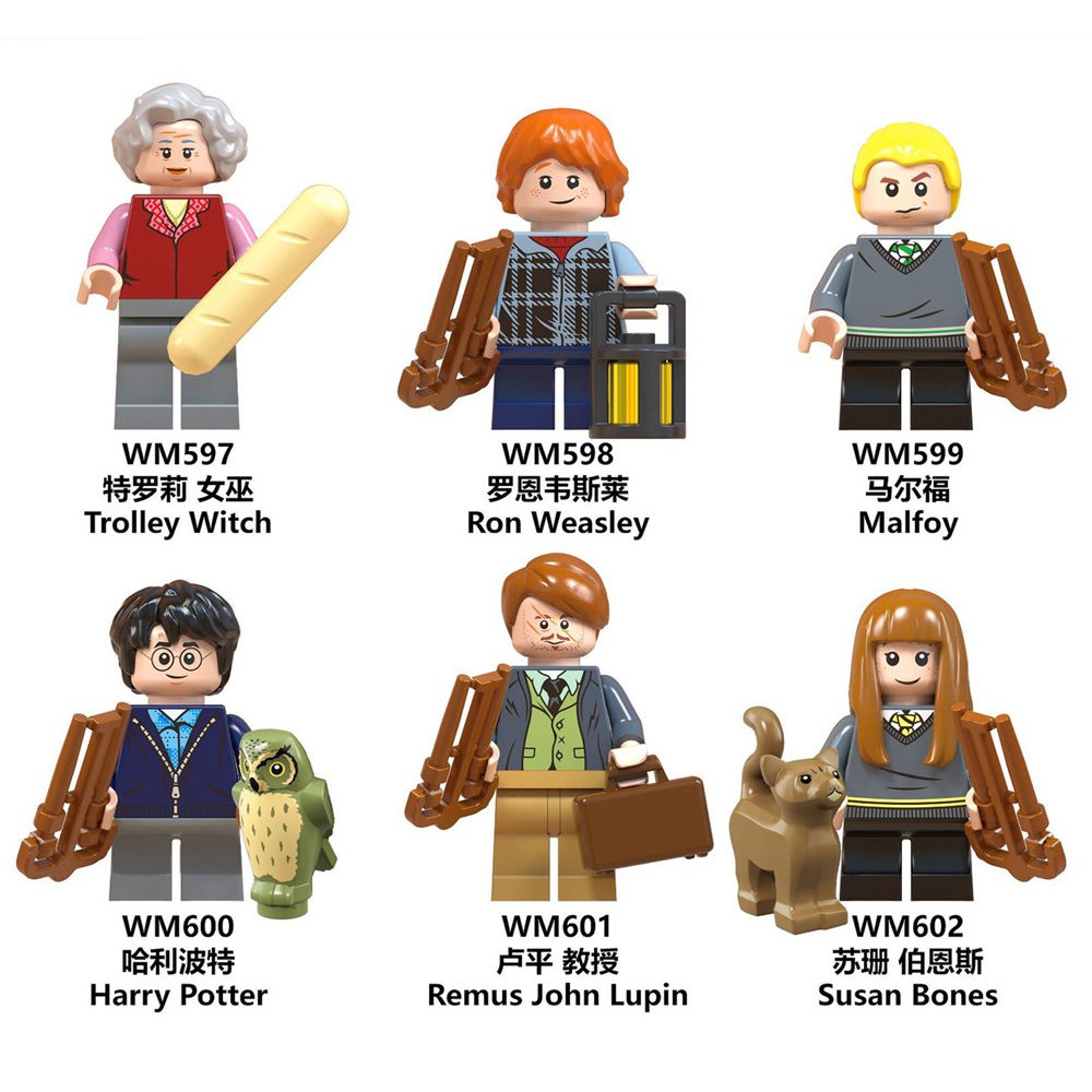 harry potter lego minifigures set