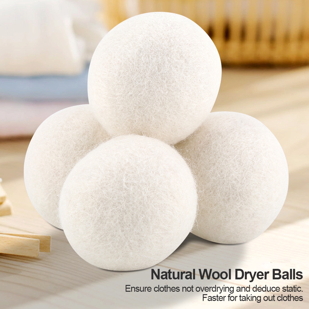 wool dryer balls and static