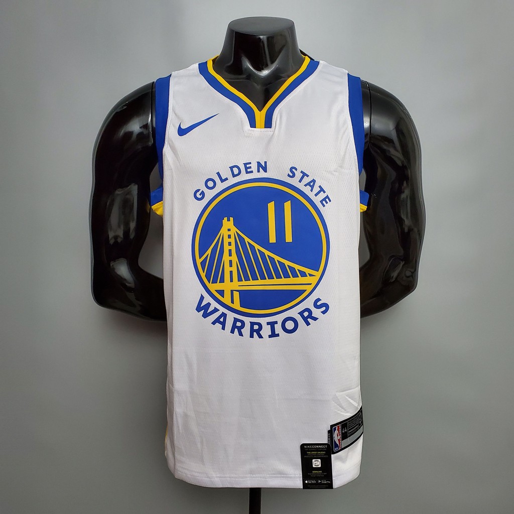 klay thompson white jersey