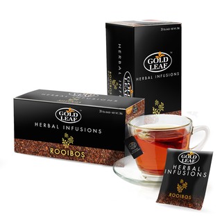 Gold Leaf Herbal Infusions: Rooibos Tea 20 Teabags ( Slimming / Weight loss / de-stress / keto )