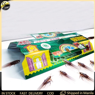 NEW 5/10Pcs Cockroach Traps with Bait Eco-Friendly Premium Glue Trap for Beetles Spiders Ants