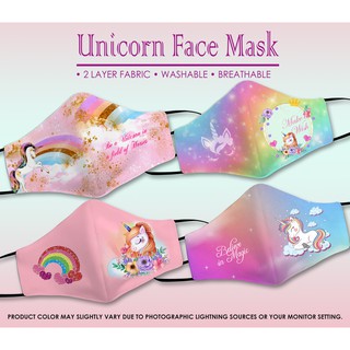 Cute Unicorn Face Mask for Kids and Adult