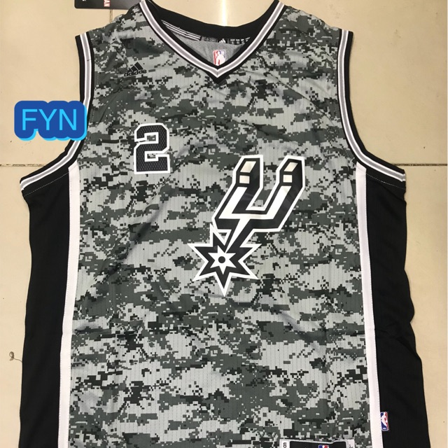 Nba jersey spurs camouflage #2 Leonard