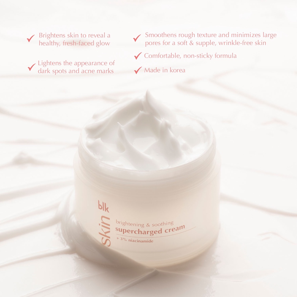 blk skin brightening & soothing evening routine set + niacinamide