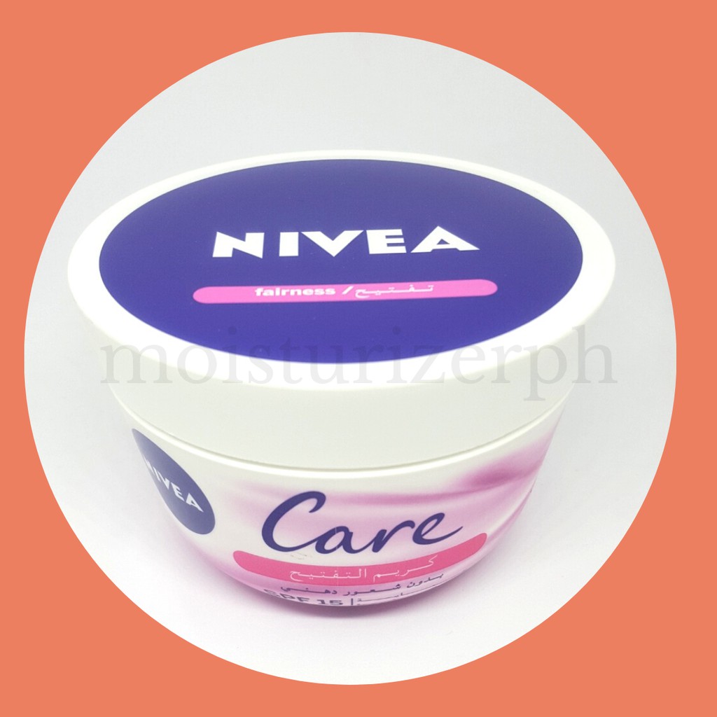 nivea care fairness cream spf 15