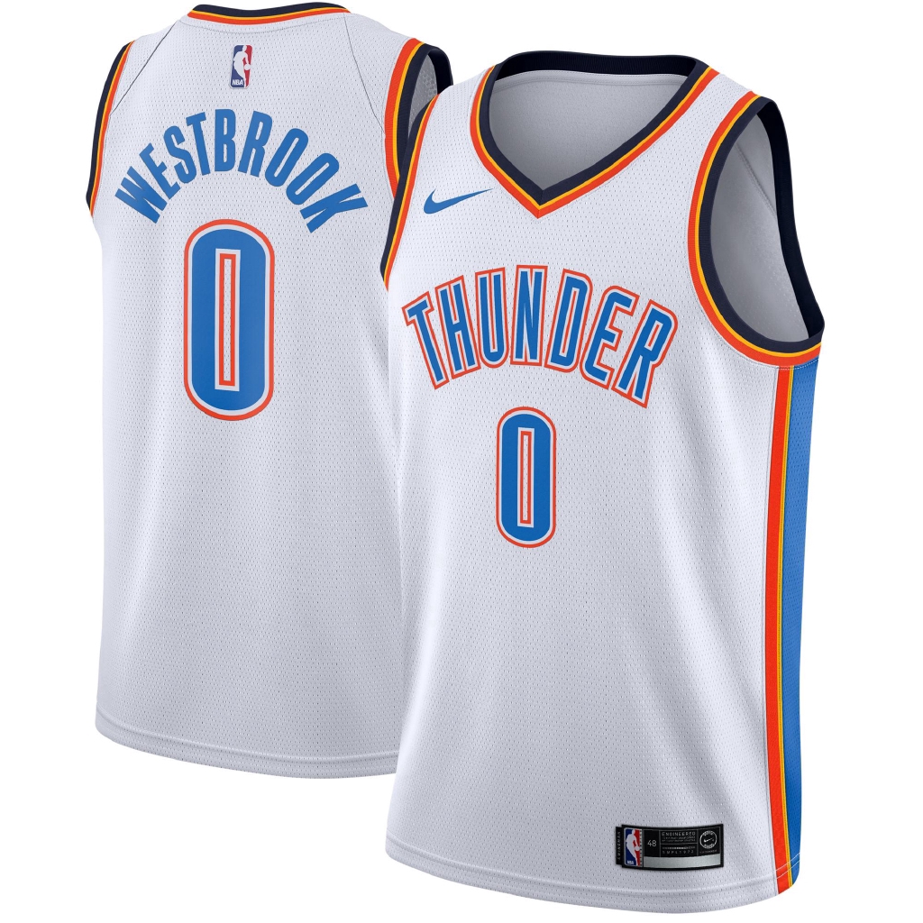 NBA Jersey Oklahoma City Thunder Num 0 