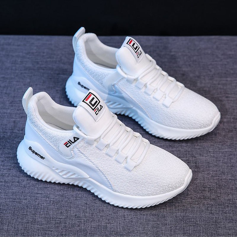 ladies white sports shoes