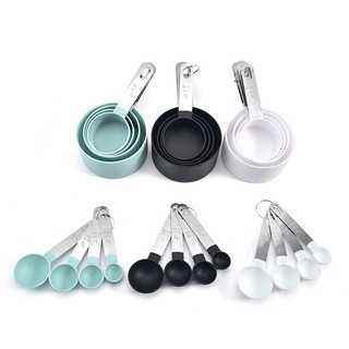 Stainless Steel Measuring Cups Spoons Kitchen Baking Cooking Tools Set #5