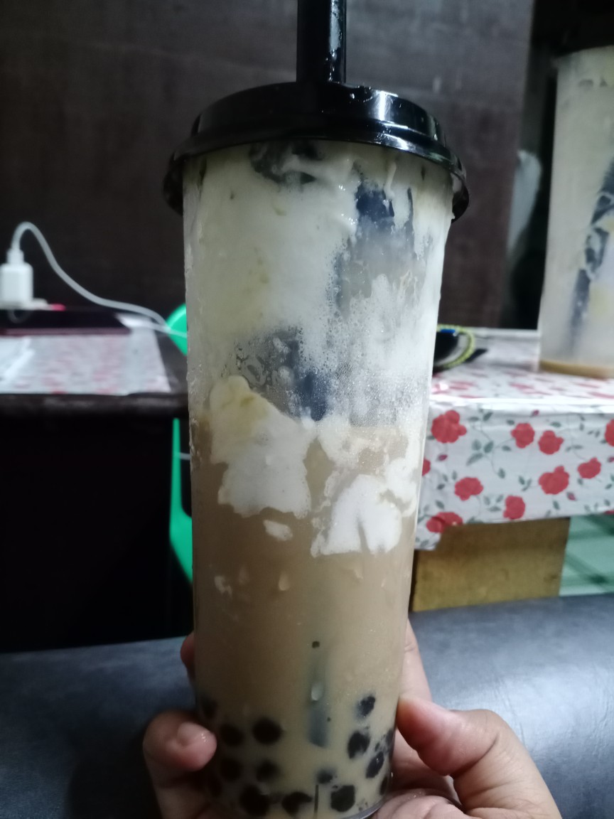 Ersao 1Kg Black Tapioca Pearls Chewy Sago For Milk Tea And Shake