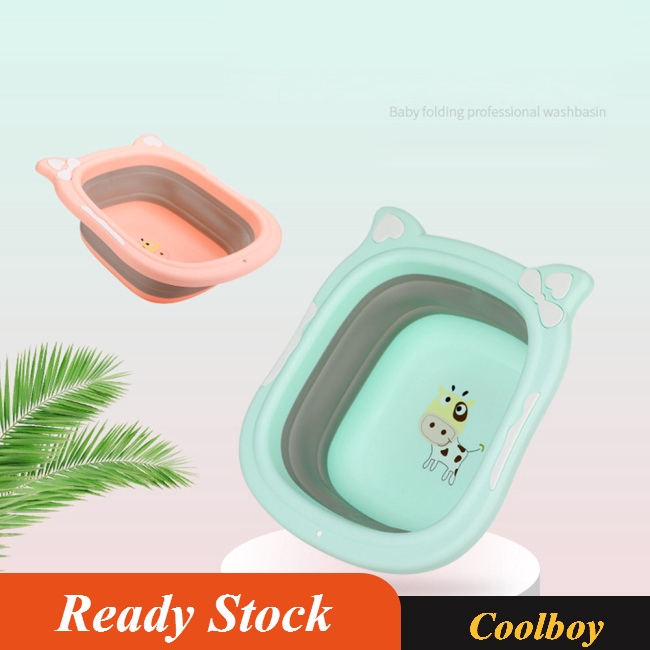 Baby Portable Foldable Bath Tub Infant Washbasin Collapsible Newborn