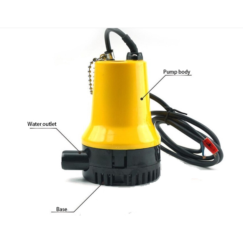 NEW DC12V Submersible Pump Brushless Silent 4200 L/H Ultra-high Tightness Clean Water Pump Garden