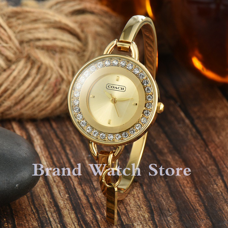 COD COACH Watch COACH Watch For Women Sale Gold Wrist Watch COACH Watch  Women Pawnable 1903C | Shopee Philippines