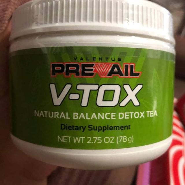 Natural Balance Detox Tea 78g Valentus Prevail V-TOX 