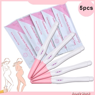 (Greaterbay) 5Pcs Ultra Early Pregnancy Midstream Test Strip Kit Home Accurate Urine Testing