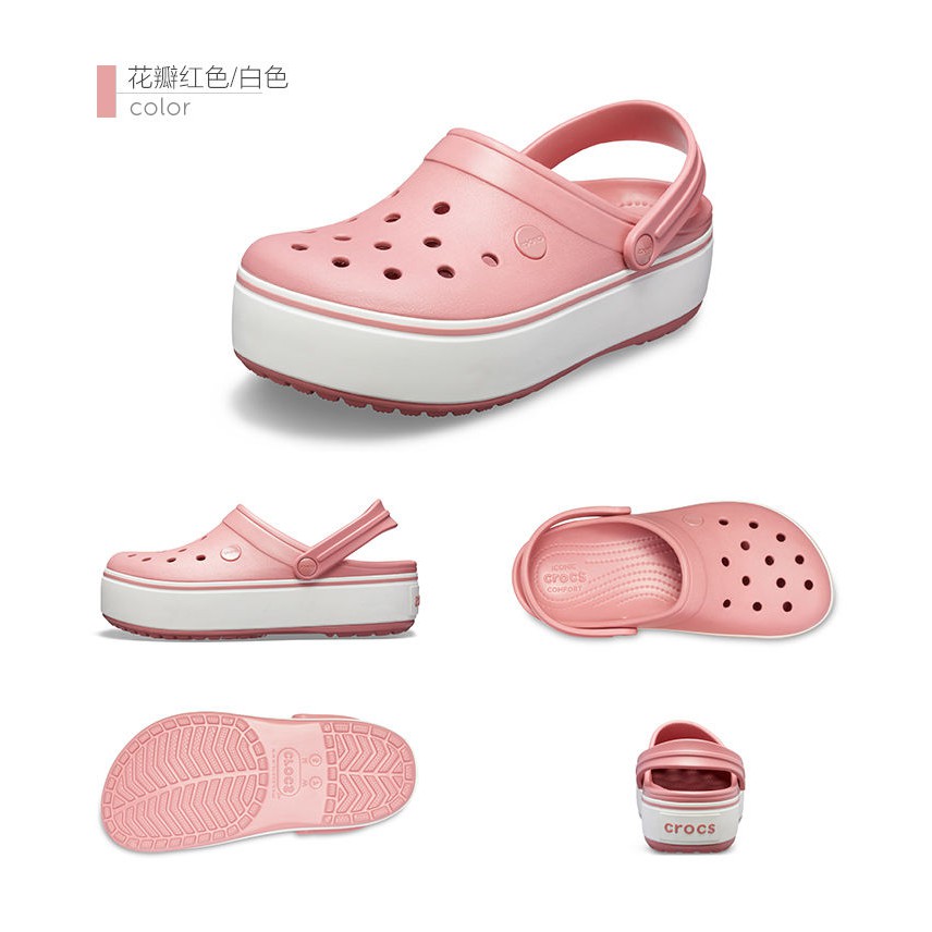 crocs platform blossom
