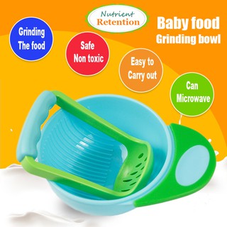 2 in1 Baby food grinding bowl set