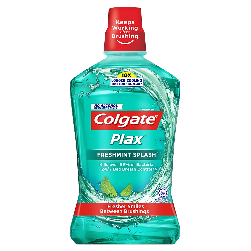 Colgate Plax Freshmint Splash Mouthwash 1L | Shopee Philippines