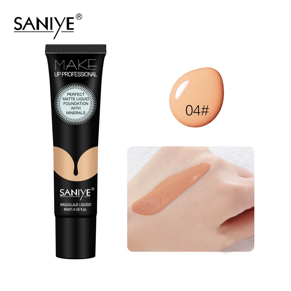 SANIYE Liquid Foundation Flawless Makeup Full Coverage BB Cream Skin  Cosmestic R1184 | Shopee Philippines