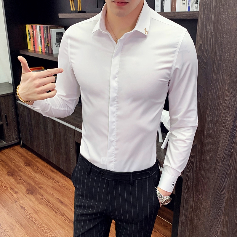 long white shirt mens