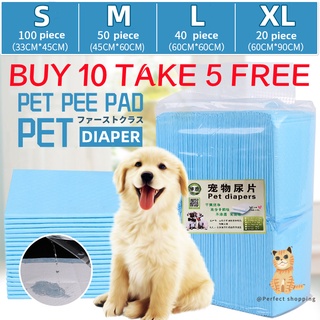 [BUY 10 TAKE 5 FREE] Dog Training Pad Pet Pee Pad Dog Potty Pads Cat Dog Pee Training Pad Pet