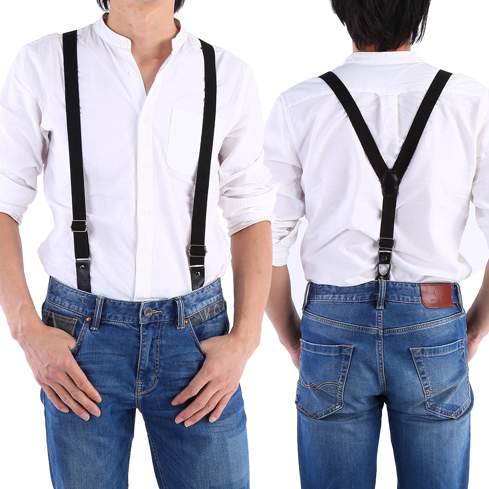 Как носить подтяжки мужские с джинсами