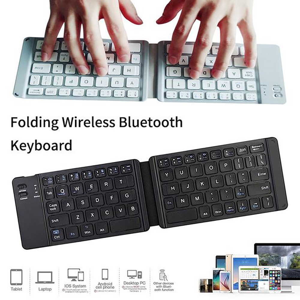 Foldable Bluetooth Keyboard, Jelly Comb Pocket Size Portable Mini BT