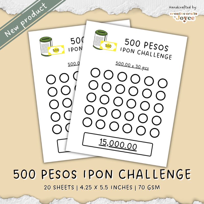 500-pesos-ipon-challenge-creative-crafts-shopee-philippines