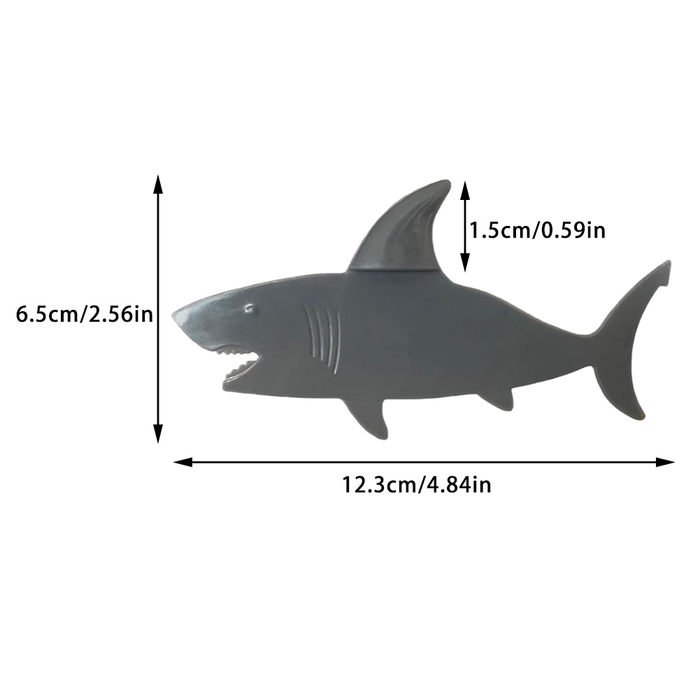 2pcs Gift Kids School Stationery Office Portable For Students Shark Shaped Reading Bookmark