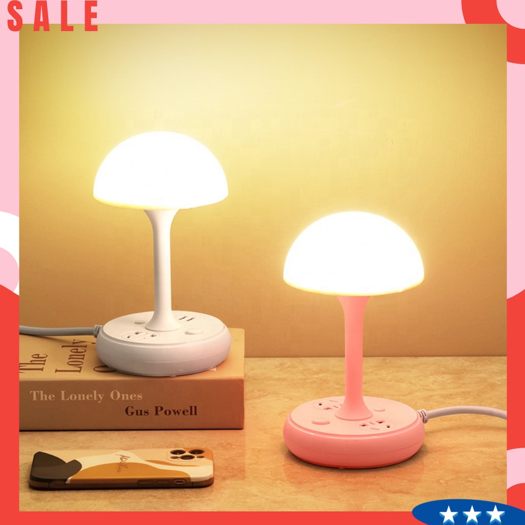 Multifunctional conversion socket table lamp Study Lamp USB power