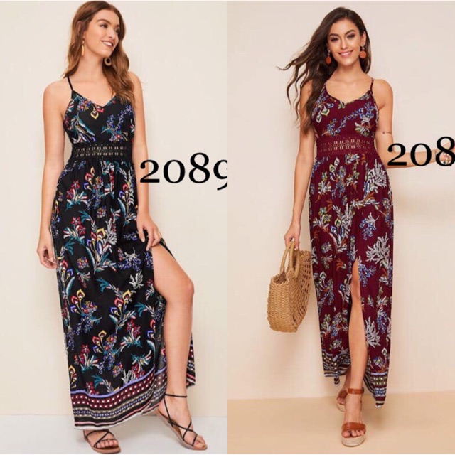 boho dress shopee