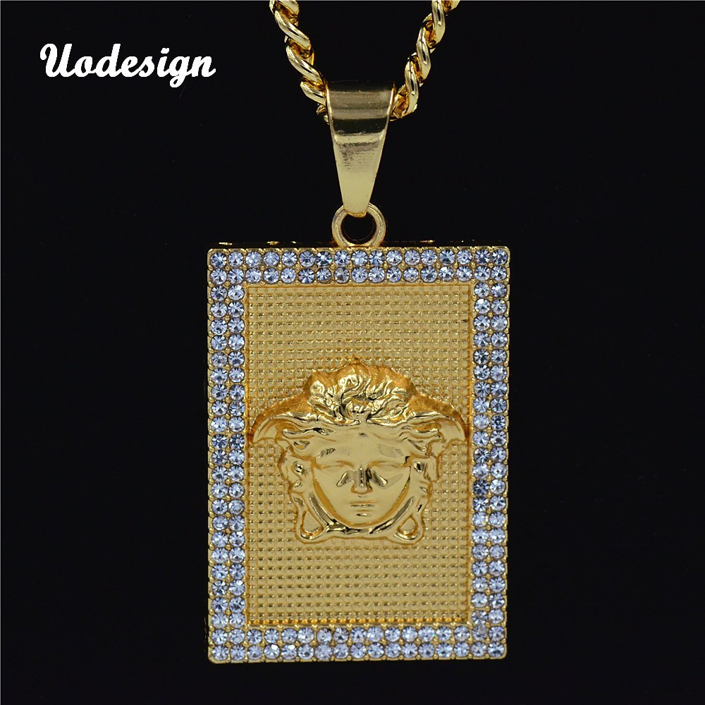 medusa necklace with tag