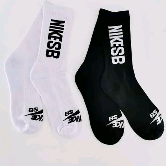 COD NIKE SOCKS #BLACK #WHITE Shopee Philippines