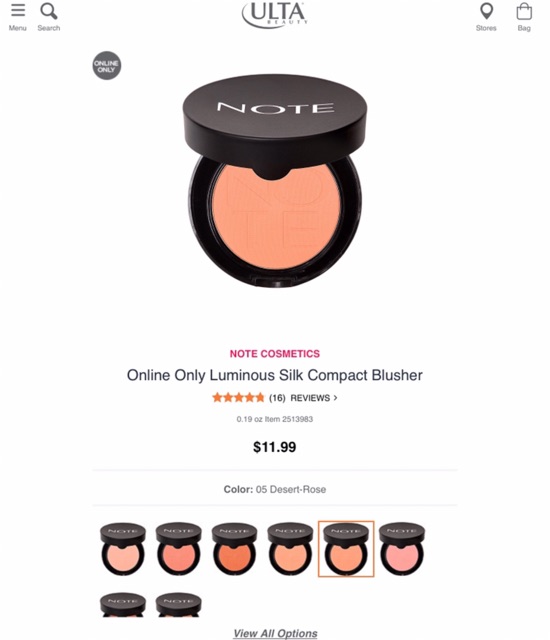 note luminous silk compact powder shades
