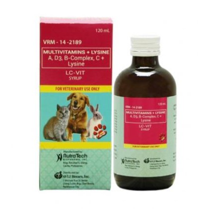 LC Vit Multi-vitamins Syrup, Pet Multivitamins Cat Dog Vitamins ...