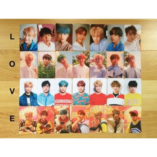 Bts Love Yourself Her Photocard Template