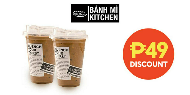 Banh Mi 2 Toffee Nut Large Coffee ShopeePay P49 Discount