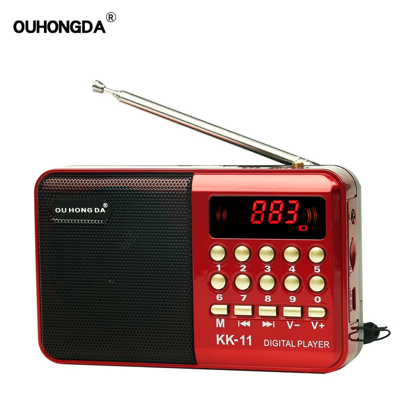 mini digital fm radio speaker
