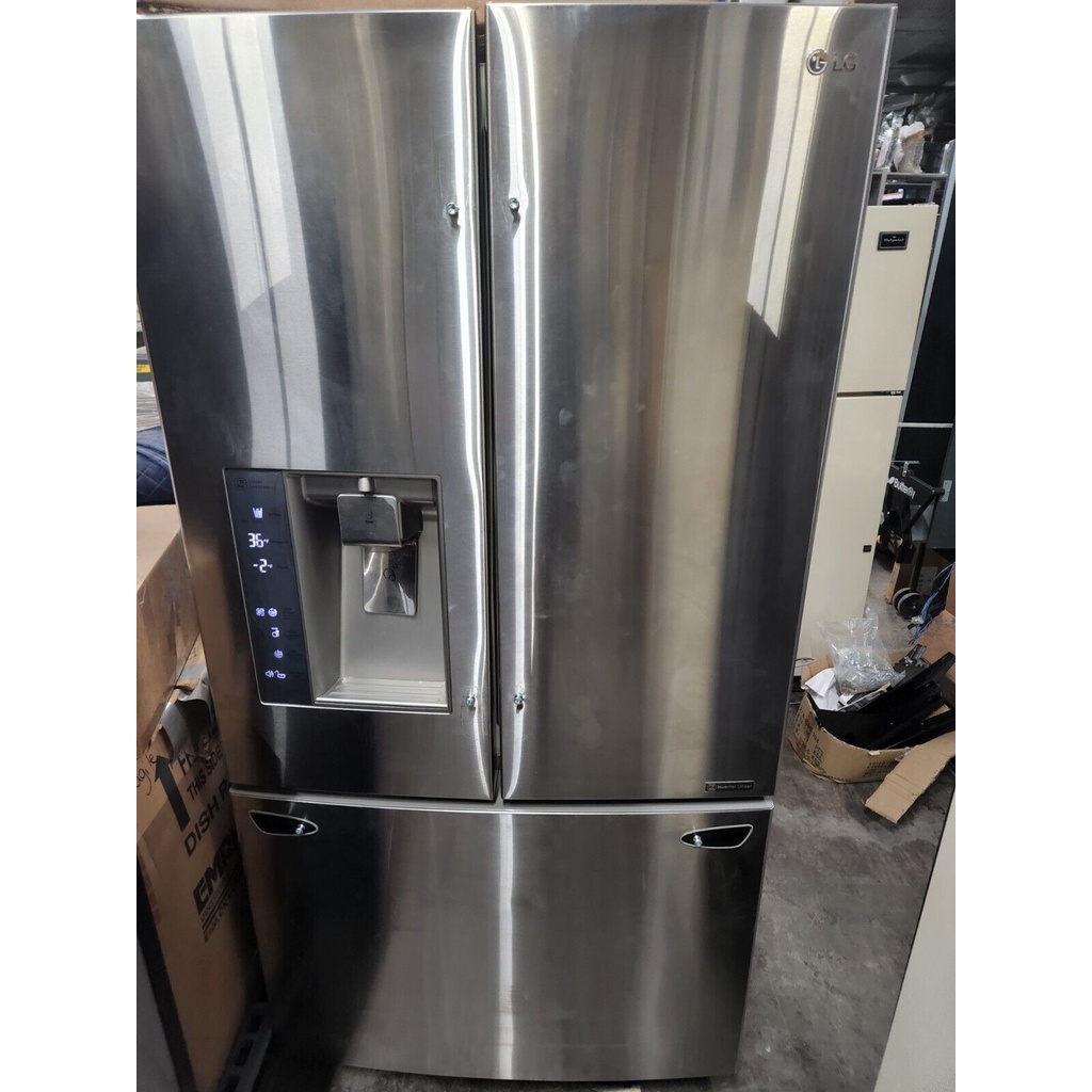 LG LFXS30726S 30 Cu. Ft SuperCapacity 3 Door French Door Refrigerator