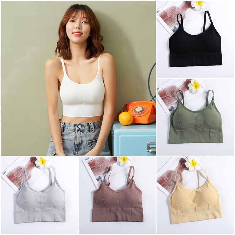 Ready Stock Women's Sports Bra Ushaped Beautiful Back Bra Wrapped
