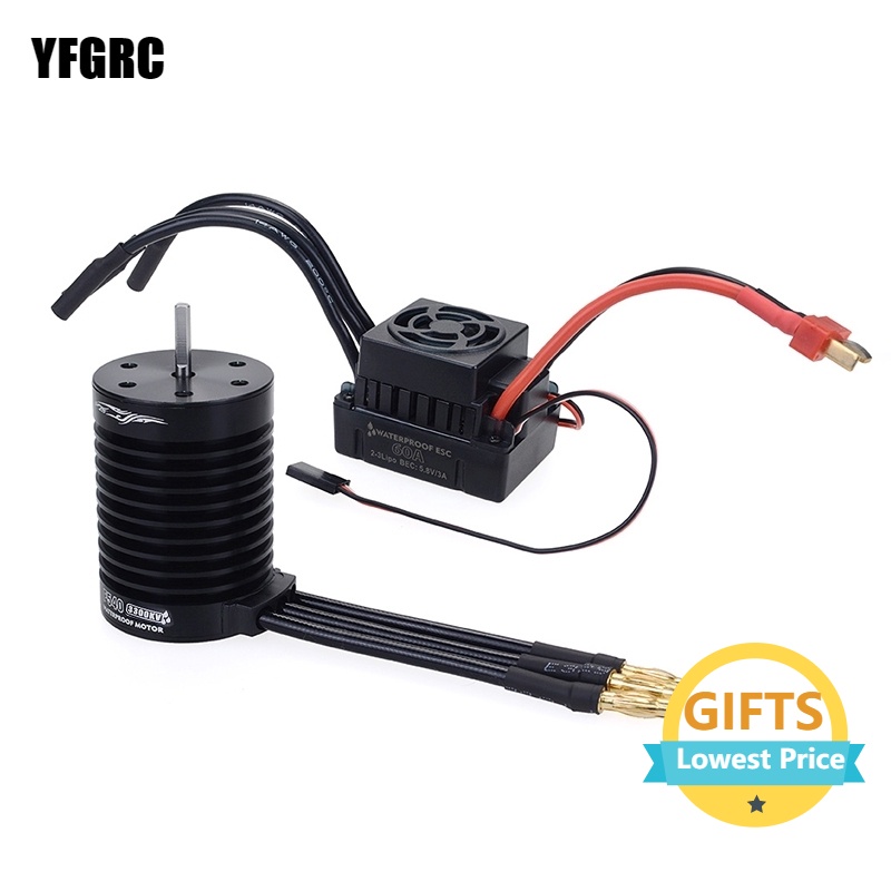 Stable 2438 Brushless Motor 4200KV with 4 Pole for 1/16 1/18 RC Car Boat Model Taidda RC Motor 