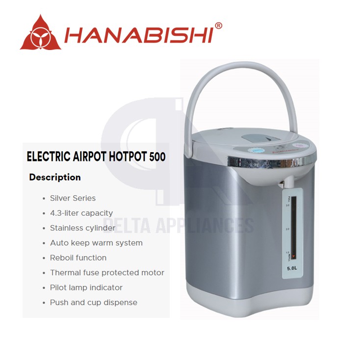 Hanabishi Electric Airpot HOTPOT 500 Shopee Philippines