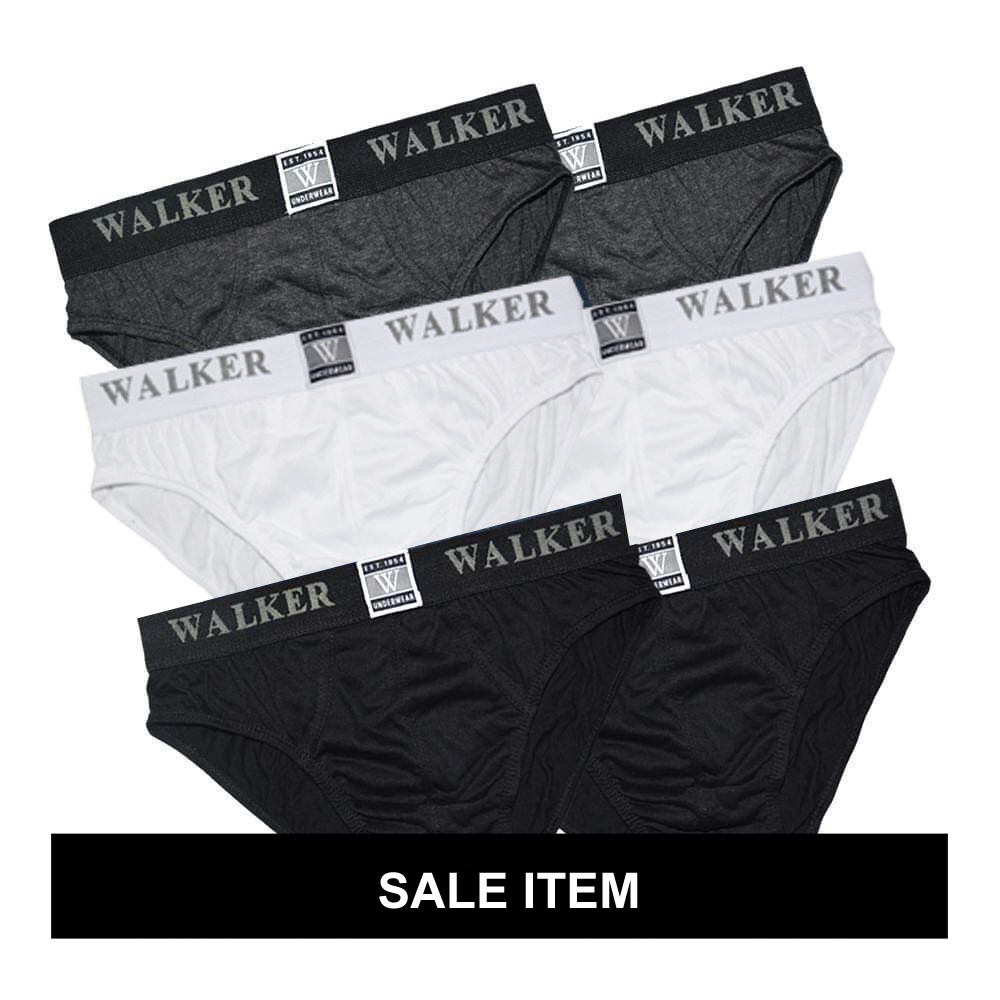 Walker Organic Cotton USA Men Signature Underwear Brief Bundle of 6 (2 ...