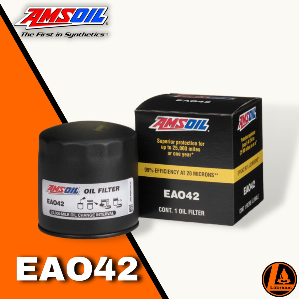Amsoil Oil filter EAO42 / Nissan Navara Oil Filter up to 25k mile or
