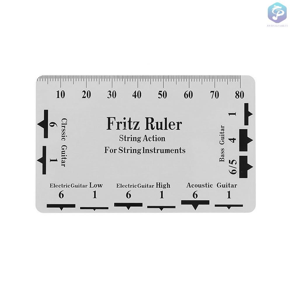 PULABO International Measurement Standard String Action Ruler Gauge Guitar Luthier Tool Durable and Useful Useful and Nice